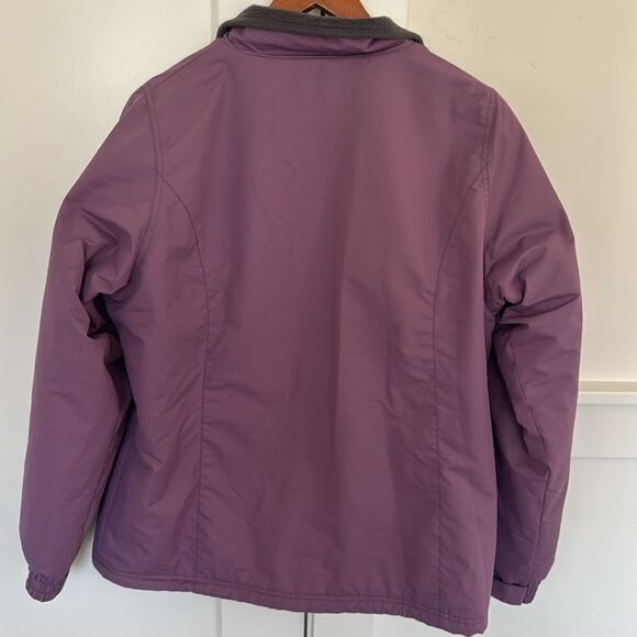 Cabela's Women’s Size L Purple Jacket Warm Fleece Lined Zipper Up Outdoors EUC - Picture 2 of 13